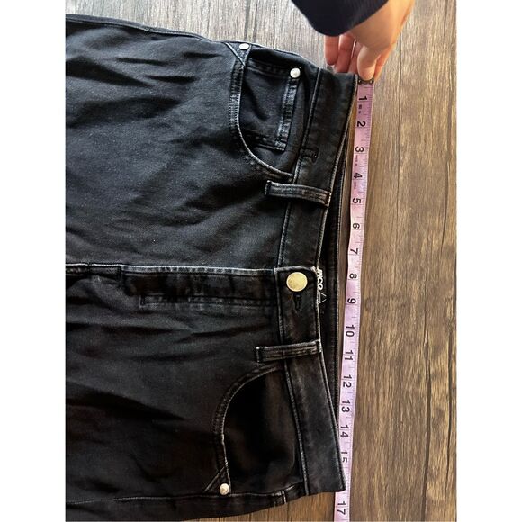 JNCO MCMLXXV Slim Straight Black Button Fly Jeans Men’s Size 31 Classic Neutral - Picture 13 of 16